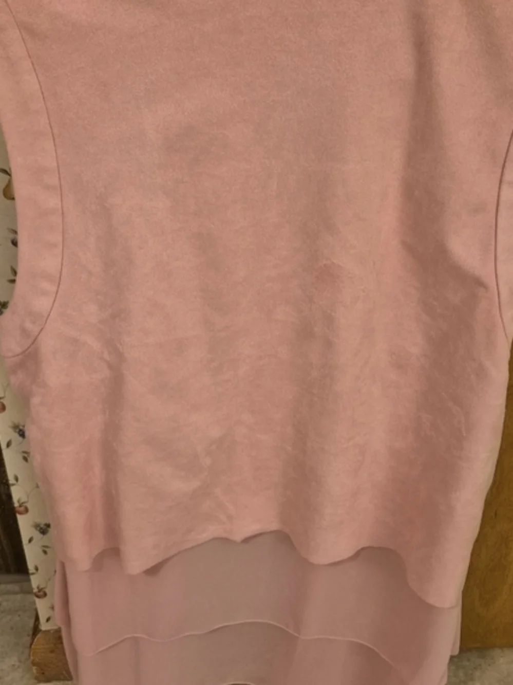 LARGE..BRAND NEW W/O TAGS..Vakko for I·N·C Draped Vests in Blush Pink and Cream - Picture 6 of 11